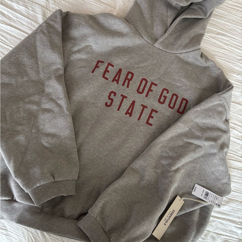 Fear of God Gray Fleece Sweater